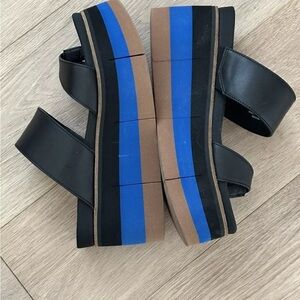 Naked Feet Platform Sandal Size 7